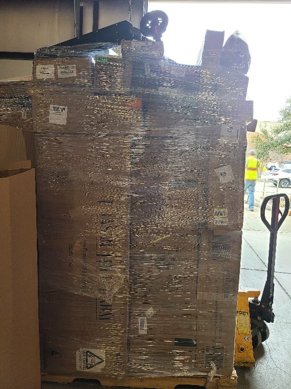 Photo 1 of As is general merchandise pallet roughly 60 items. 

