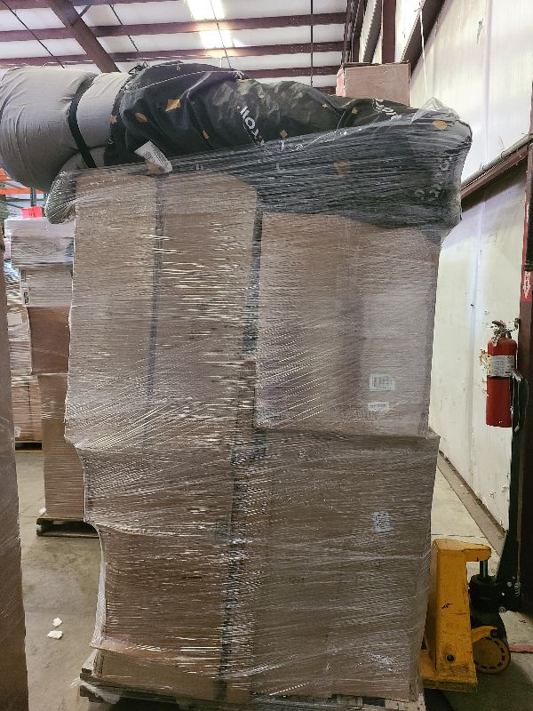 Photo 1 of As is general merchandise pallet roughly 60 items. 

