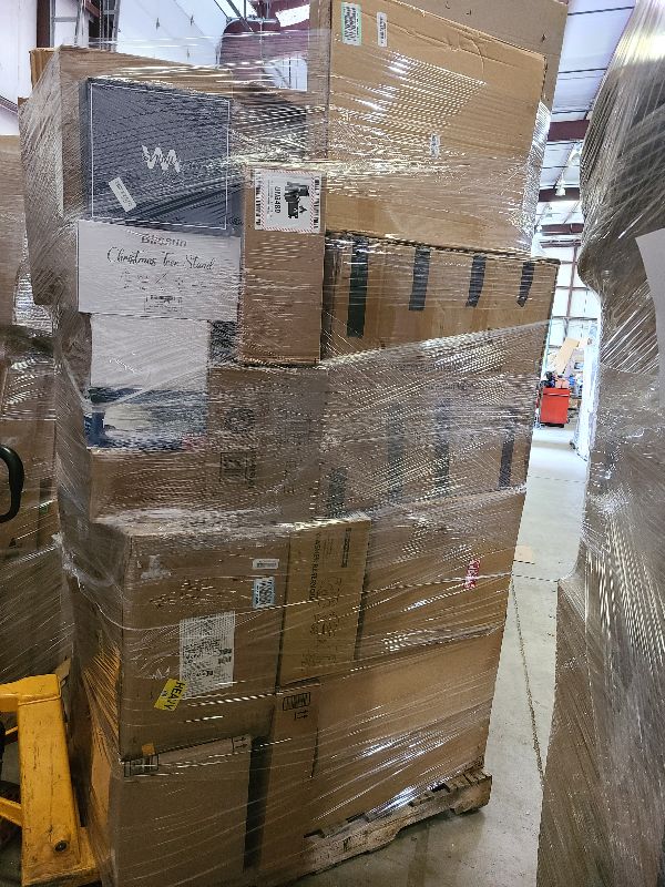 Photo 1 of As is general merchandise pallet roughly 60 items. 

