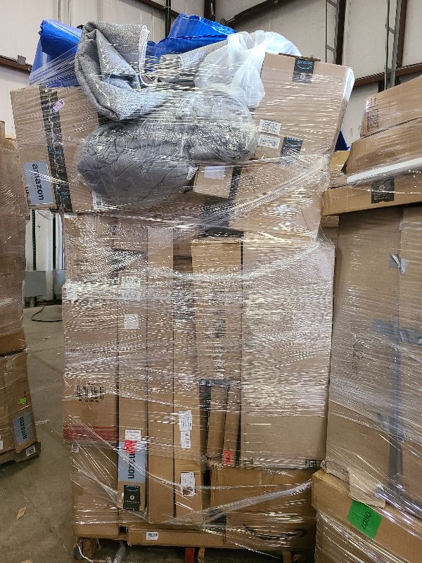 Photo 1 of As is general merchandise pallet roughly 60 items. 

