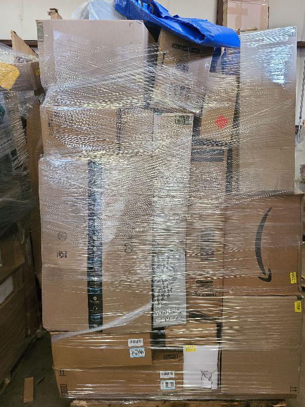 Photo 1 of As is general merchandise pallet roughly 60 items. 

