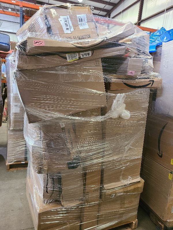 Photo 1 of As is general merchandise pallet roughly 60 items. 

