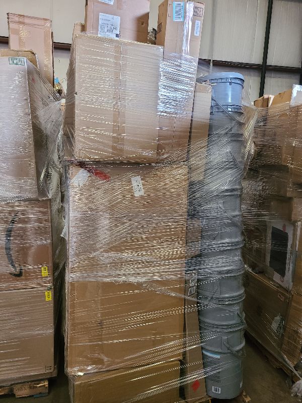 Photo 1 of As is general merchandise pallet roughly 60 items. 

