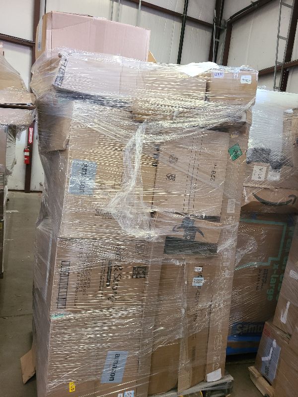 Photo 1 of As is general merchandise pallet roughly 60 items. 

