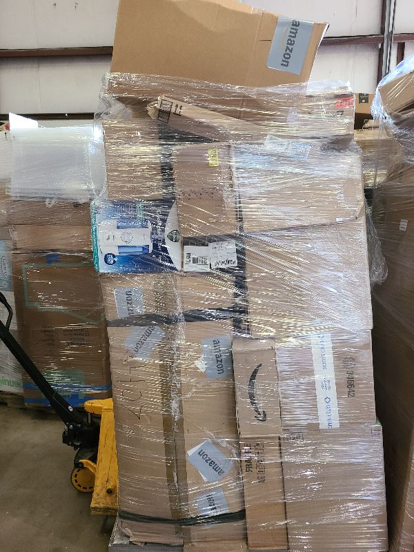 Photo 1 of As is general merchandise pallet roughly 60 items. 

