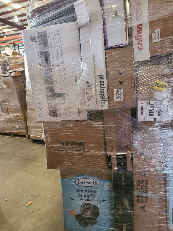 Photo 1 of As is general merchandise pallet roughly 60 items. 

