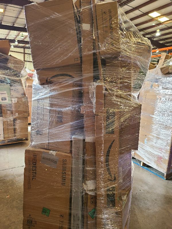 Photo 1 of As is general merchandise pallet roughly 60 items 