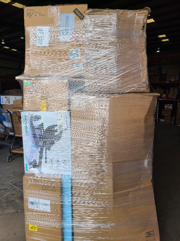 Photo 1 of As is general merchandise pallet roughly 60 items. 

