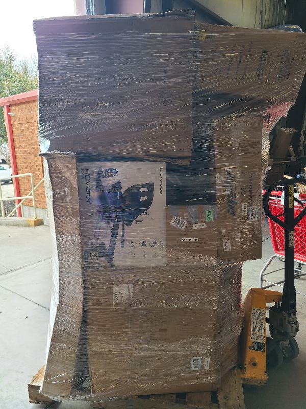 Photo 1 of As is general merchandise pallet roughly 60 items. 

