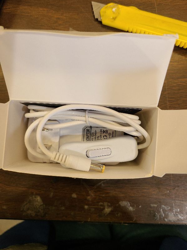 Photo 1 of 12V Power Supply, 12 Volt 2A 24W DC Power Supply with On Off Switch, White Switching LED Power Adapter, AC 110V to 12V Wall Wart Transformer Plug for LED Strip Lights with 5.5/2.1 DC Female Connector