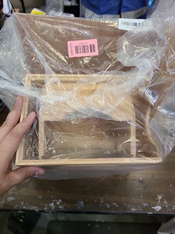 Photo 1 of [Upgraded] 3-tier Stackable Bamboo Pantry Storage Bins, Potato and Onion Storage Baskets with Handles, Removable Divider, Pantry Organizer Holder for Kitchen, Office, Cabinet, Fruit Storage