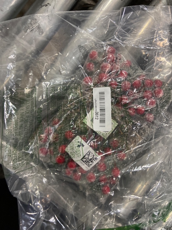 Photo 1 of 10 Pcs Red Berry Stems - Pine Cones for Crafts,Pine Cones for Decorating,Red Berry Wreath Floral Picks,Valentine's Day Mother's Day,Birthday Party Decoration,Gift Wrap Embellishment