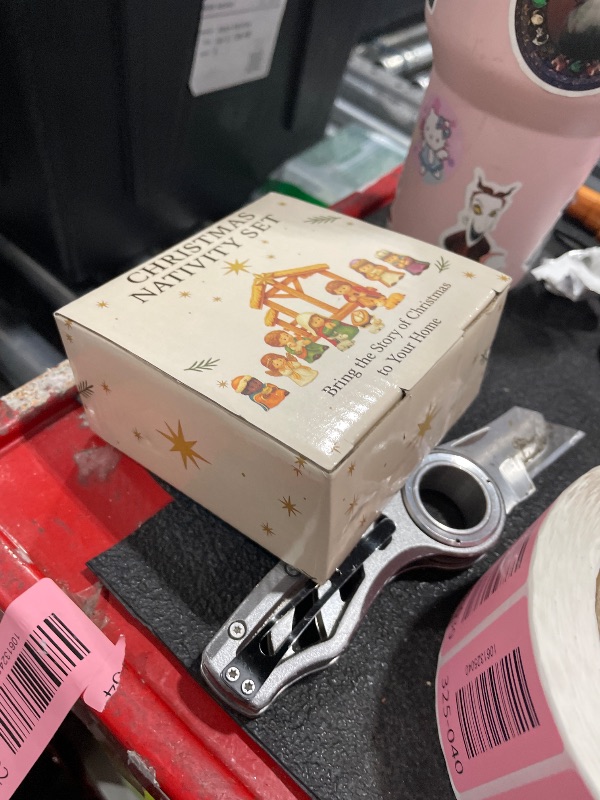 Photo 1 of 2025 Nativity Scene Figurine Set, 12-Piece Christmas Manger Display with Holy Family & Three Wise Men, Tabletop Creche Décor for Mantel, Tiered Tray or Entry Table, Gift-Boxed Holiday Decoration