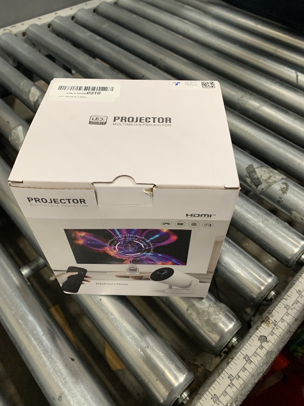 Photo 1 of [Electric Focus]Mini Portable Projector with 4K Support, Bluetooth 5.4 WIFI6, 5watt Sound Base Speaker, 260 ANSI, Android 11, 210° Rotation , Auto Keystone Correction Video Projector HY300 PLUS
