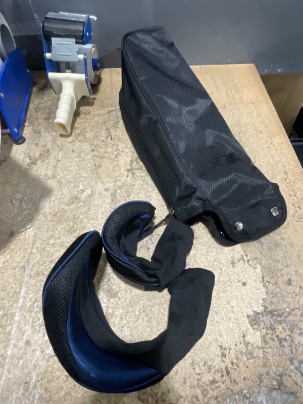 Photo 1 of ***MISSING 1***Black Golf Club Head Cover for Driver Fairway 3 Pcs Woods Headcovers, Golf Accessories Hybrid Head Covers Set with Interchangeable Tags 3 4 5 7 X (Blue)