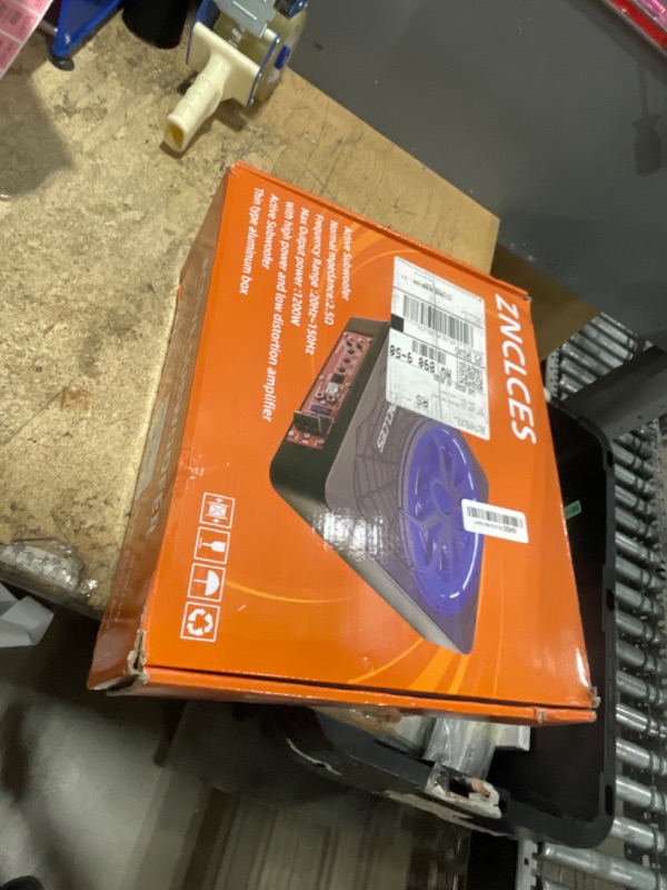 Photo 1 of ***PARTIAL SET - PRICE ADJUSTED***
Znclces 2025 Upgraded 10" 1200W Slim Under Seat Powered Car Subwoofer, Car/Truck Sub Built in Amplifier for Outstanding Heat Dissipation, Powerful bass and Blue LED Ambient Light (Blue Light)