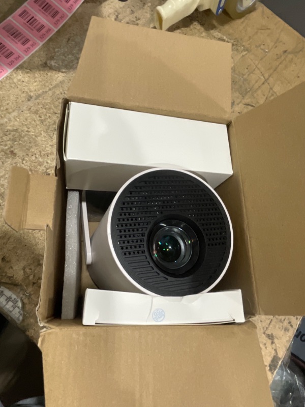 Photo 1 of [Electric Focus]Mini Portable Projector with 4K Support, Bluetooth 5.4 WIFI6, 5watt Sound Base Speaker, 260 ANSI, Android 11, 210° Rotation , Auto Keystone Correction Video Projector HY300 PLUS