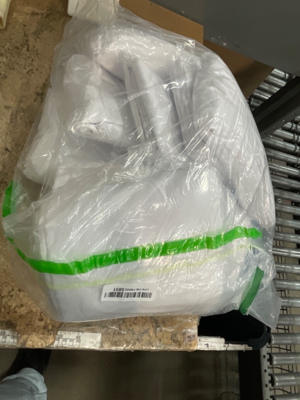 Photo 1 of 10 Pack White Table Cloth Rectangle Table Cloths for 8 Foot Rectangle Tables 60 X 126 Inch Washable Polyester Table Covers, Reusable & Wrinkle Resistant for Weddings, Parties, Events, and Everyday Use