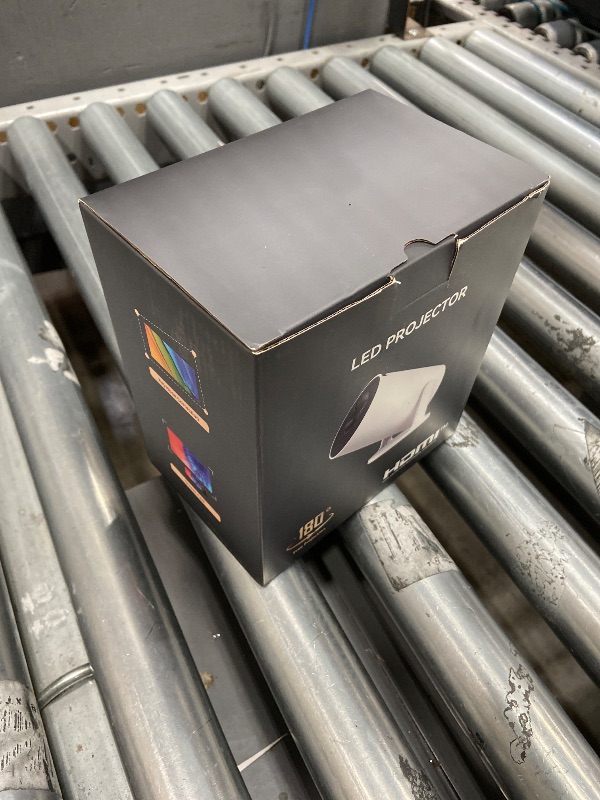 Photo 1 of (Missing Remote)….Mini Portable Projector 4K WiFi 6 BT 5.2 Upgraded Portable Projector Full HD Supported for Phone /PC /TV /HDMI /PS5 /Laptop Auto Keystone Home Theater 180° Rotation [Built-in App] White