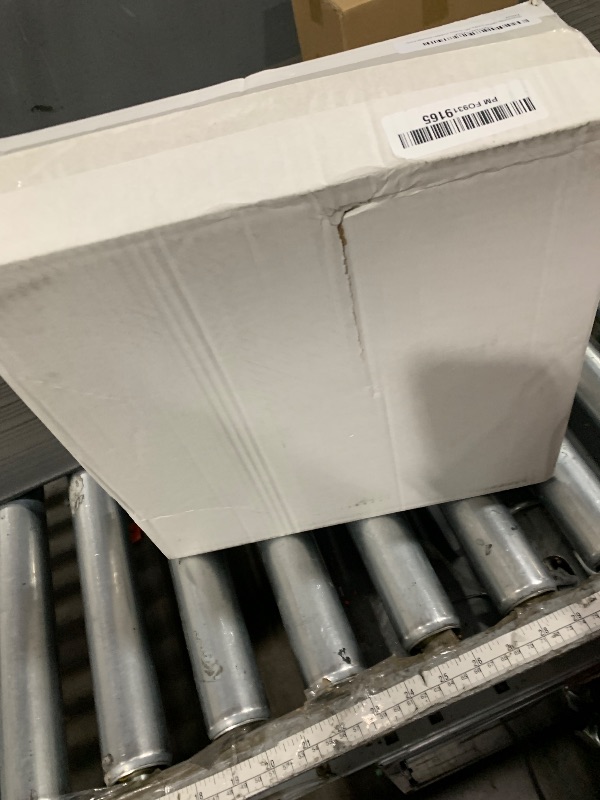 Photo 1 of 1 Each | Disposable Glove or Tissue Box Holder, Double (2-Box) Glove Rack, Wall Mounted Universal Box Holder, for Larger Sized Boxes, White - 1 Glove Rack