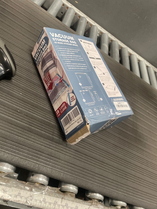 Photo 1 of 10 Pack Vacuum Storage Bags with Pump, 5 Jumbo and 5 Large Space Saver Vacuum Storage Bags, Vacuum Seal Bags for Clothing, Comfoters, Pillows, Blanket, Bedding