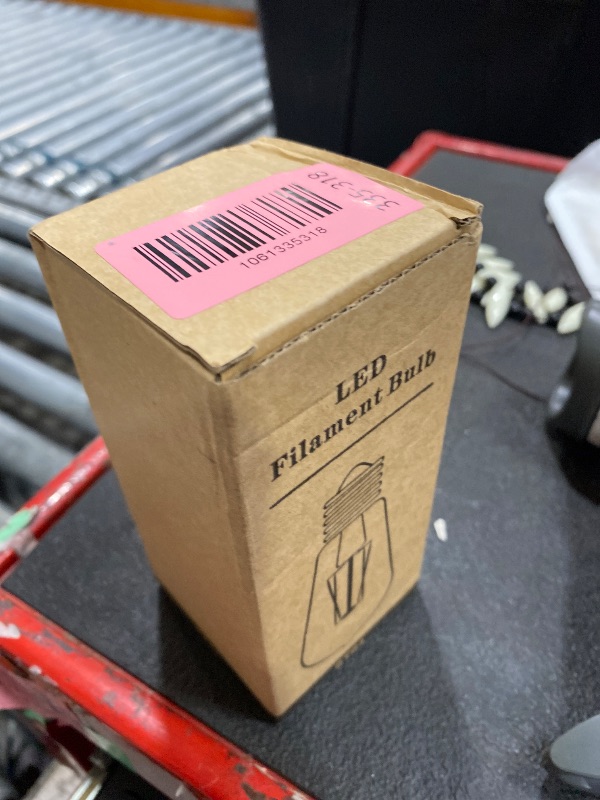 Photo 1 of 
DAYBETTER 4 Pack Vintage LED Edison Bulbs, E26 Led Bulb 60W Equivalent, Dimmable Led Light Bulbs, High Brightness 800 LM Warm White 2700K, ST58 Antique LED...