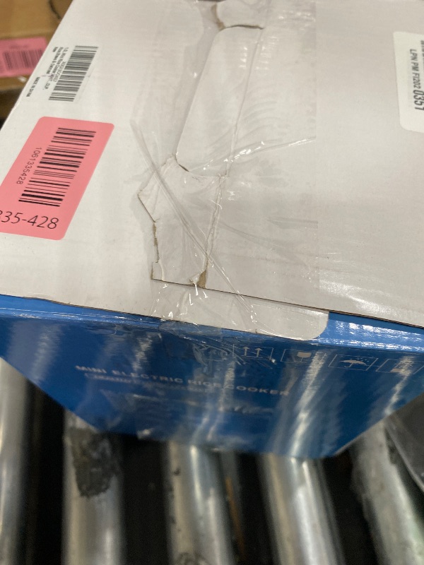 Photo 1 of 1.0L Mini Rice Cooker,WHITE TIGER Portable Travel Steamer Small,15 Minutes Fast Cooking, Removable Non-stick Pot, Keep Warm, Suitable For 1-2 People - For Cooking Soup, Rice, Stews & Oatmeal