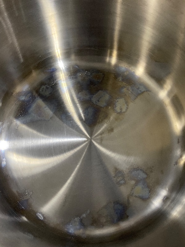 Photo 1 of **STAINED** Cuisinart MCP66-24N MultiClad Pro Triple Ply 8-Quart Skillet, Stockpot w/Cover