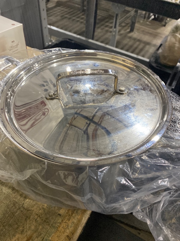 Photo 1 of **STAINED** Cuisinart MCP66-24N MultiClad Pro Triple Ply 8-Quart Skillet, Stockpot w/Cover