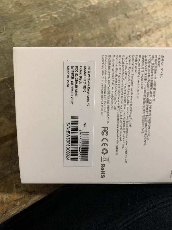 Photo 1 of  [Ultra HD Screen] HTC NE40 Earphones Bluetooth V6 TWS Sports Wireless Headphones AI Translator Earbud In-Ear Noise Reduction Mic