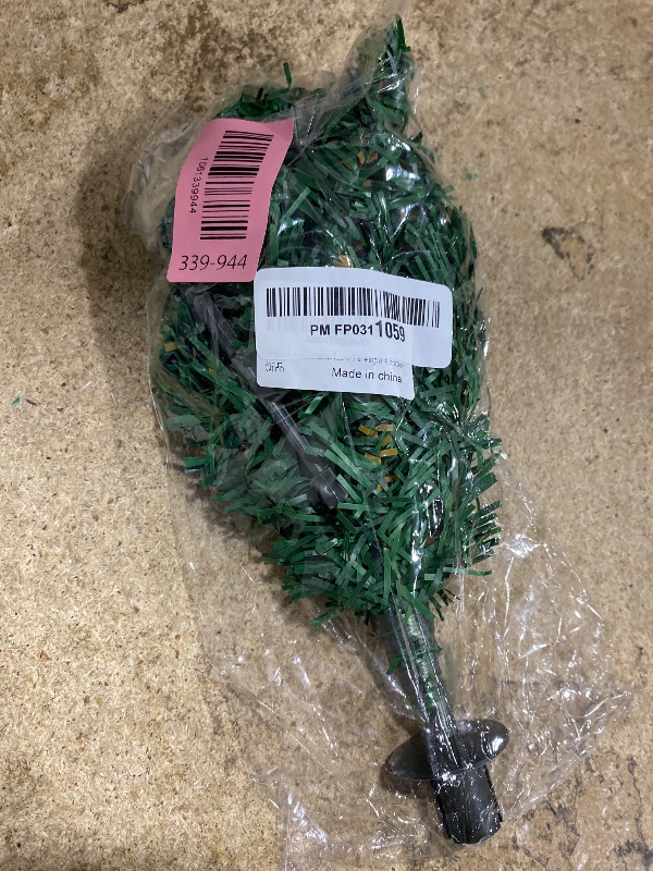 Photo 1 of 10 inch Mini Christmas Tree, Green Artificial Pine Tree for Tabletop Decorations