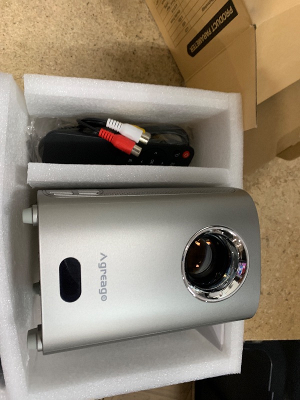 Photo 1 of [Electric Focus] Projector with WiFi and Bluetooth, Native 1080P 15,000 Lumens 4K Supported, Agreago Outdoor Movie Projector for Home Theater UP to 300", for iOS/Android/TV Stick/HDMI/USB