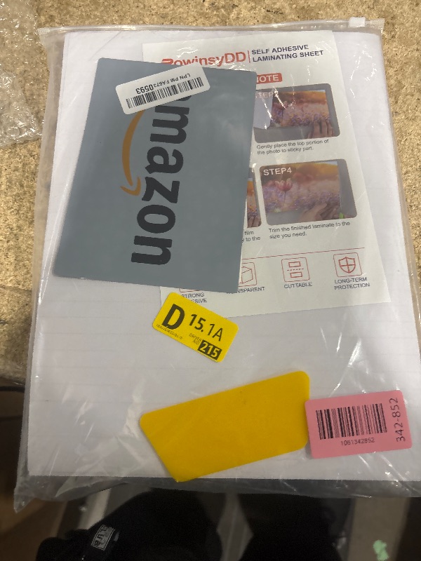 Photo 1 of 180 PCS Self-Adhesive Laminating Sheets, 9 x 12 Inches Self Adhesive Contact Paper, No Heat No Machine Needed Self Sealing Laminate Sheets