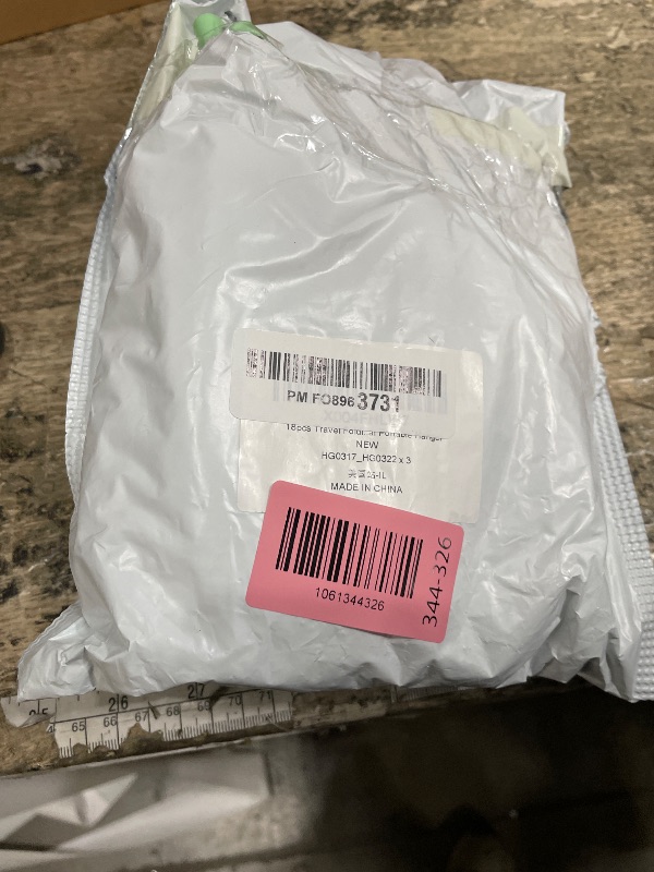 Photo 1 of 18pcs Travel Folding Hanger Household Multifunctional Portable Hanger