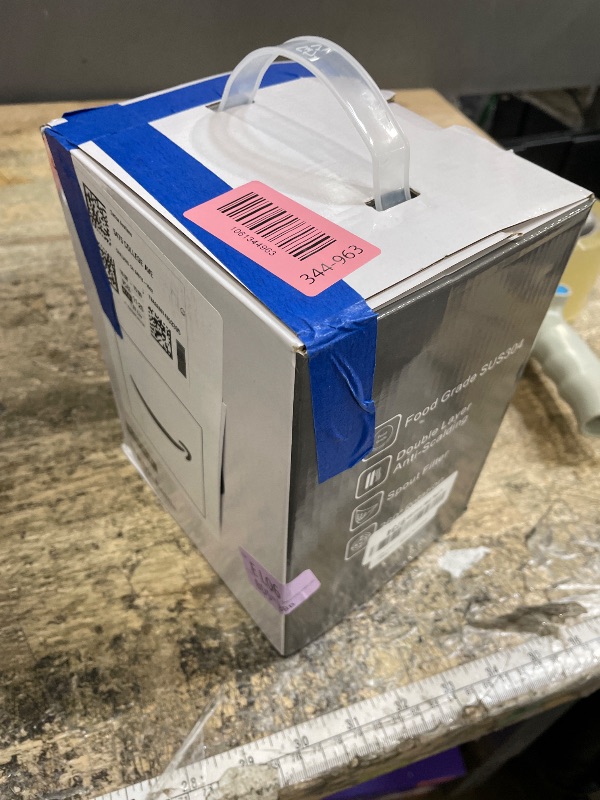 Photo 1 of 0.8L Electric Kettle Stainless Steel, 800 Watts Small Electric Kettle 27 Ounce Fast Boil Auto Shut-off, Portable Water Boiler for Small Kitchen, Business Trip and More