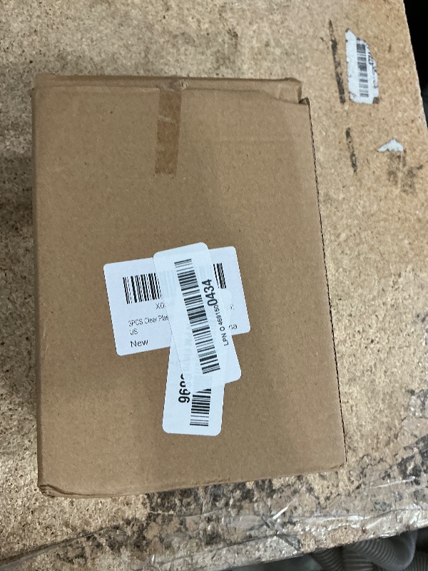 Photo 1 of ***(MINOR DAMAGE/ SEE NOTES FOR DETAILS)***Clear Bathroom Organizer, 2-Size Essentials Set for Hail Accessories & Beauty Supplies,Cotton Swabs,Balls,Pads - Small Clear Plastic Canister Apothecary Jar Set, Vanity Makeup Storage Organizer (L+2S)