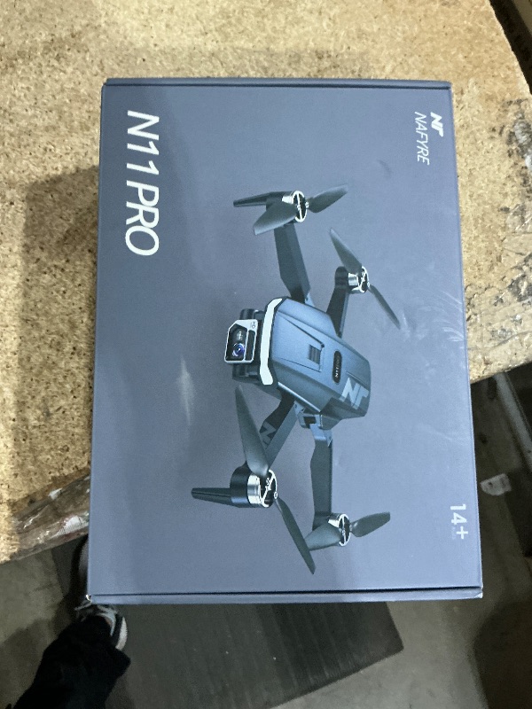 Photo 1 of ?4K Ultra HD Drone with Camera for Adults N11 PRO GPS Enabled, 90 Min Flight Duration, Precision Auto Return, Follow Me Function, 5G Low-Latency FPV, Brushless Motor Technology, Beginner Friendly RC Quadcopter?