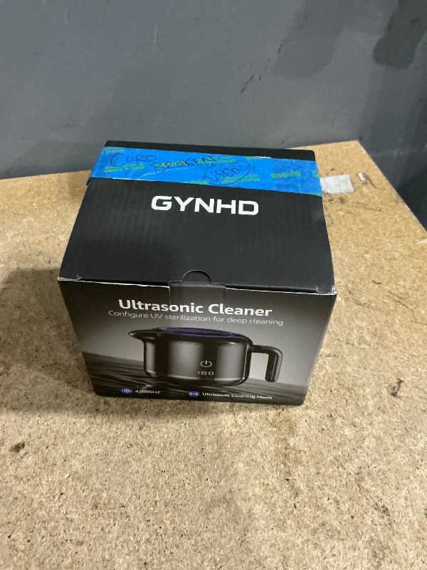 Photo 1 of **parts**GYNHD Ultrasonic Retainer Cleaner Machine - 45kHz Ultrasonic Cleaner - 200ML Mouth Guard & Denture Cleaner Pod & Jewelry - 5 Modes with Digital Timer - Upgrade Water Bottle Design *NO CORD TO TEST