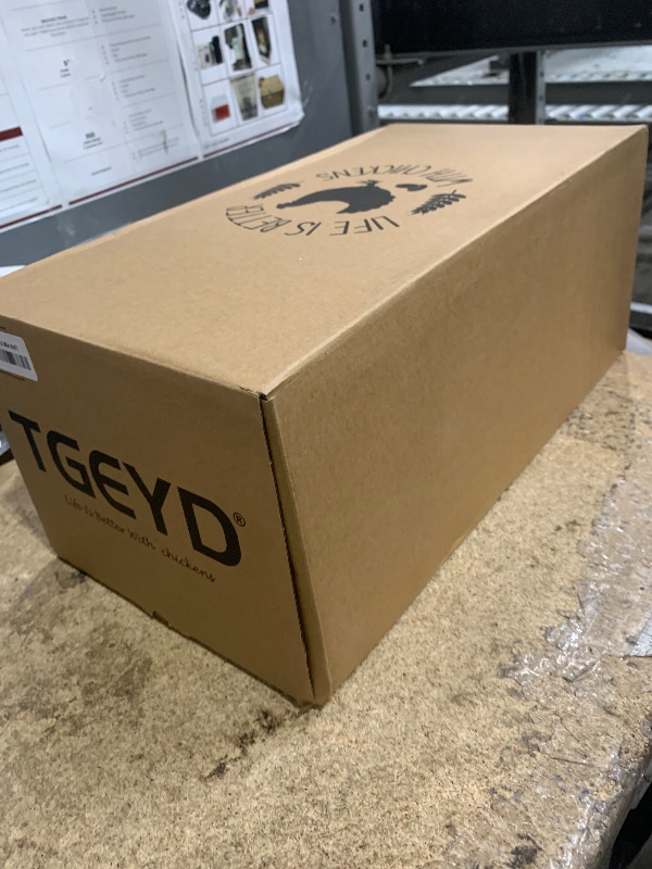 Photo 1 of ?Tgeyd Chicken Feeder and Chicken Waterer Set (3 Gallon/26 Pounds) - Hanging Automatic Chicken Feeder No Waste - Chicken Coop Accessories - Poultry Waterer