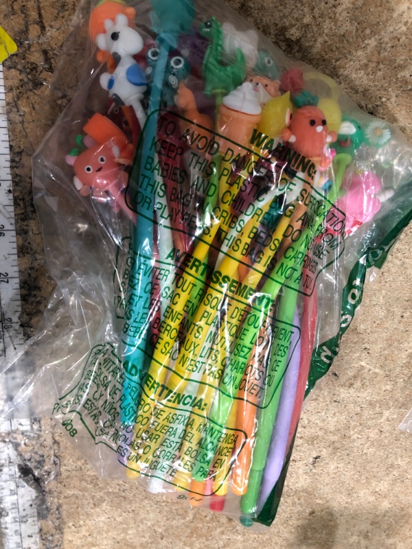 Photo 1 of ***PARTIAL SET*** AWEELON 32PCS Squishy Pens,Cute Fun Pens,Black Gel Ink Pen for Nurse Day Mother's Day Employee Office Work