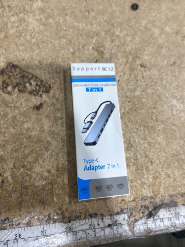 Photo 1 of ?Upgrade? USB C/USB Hub, BERLAT Aluminum 7 in 1 USB C & USB Hub with USB 3.0, USB 2.0 Ports for PC/Laptops/MacBook Pro/Air/iMac/iPad and More Devices