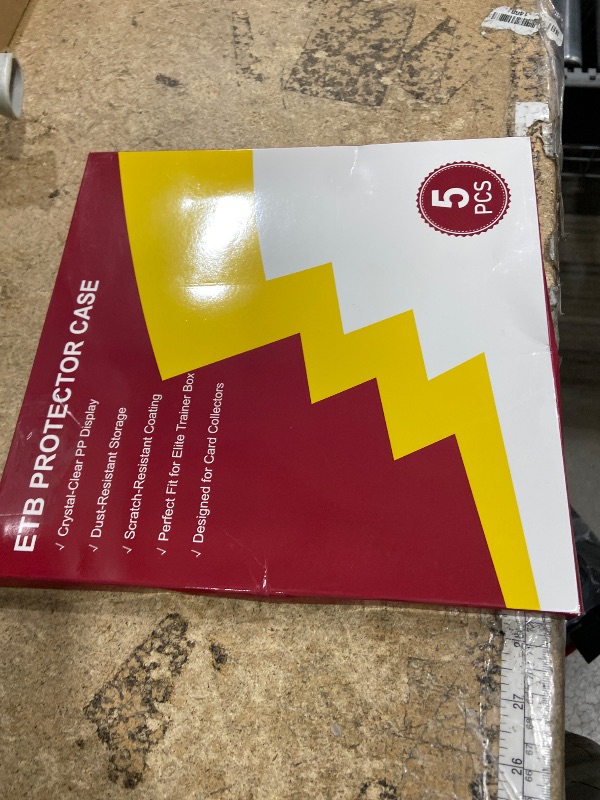 Photo 1 of ?5 Pcs? PKMN ETB Protector Case, Elite Trainer Box Protector, ETB Box Plastic Display Case-Compatible with Elite Trainer Boxes, 0.5mm Thick, Scratch-Resistant Material