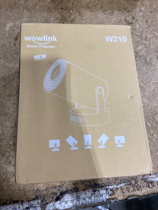 Photo 1 of [Built-in Apps & 2026 Upgraded] Mini Projector with WiFi 6 and Bluetooth 5.4 Support 4K 1080P Auto Keystone 180° Rotatable Projector Portable Compatibile with HDMI/TV Stick/Memory Stick/Laptop