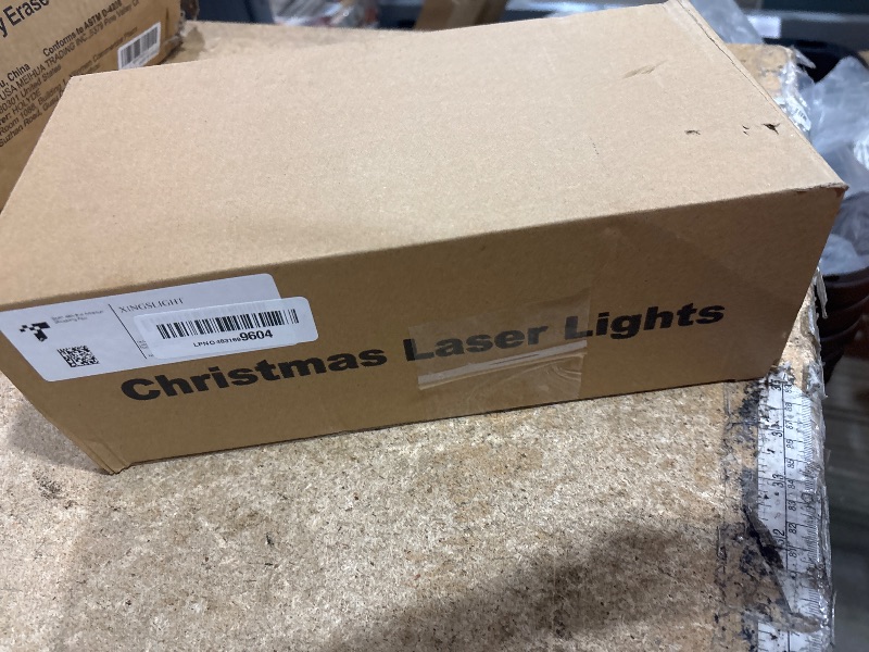 Photo 1 of 2-Pack Christmas Projector Lights Outdoor Laser Projection with Remote & Bonus Timer – 8 Festive Red & Green Patterns, IP65 Waterproof Xmas Laser Light for Lawn, Garden, Yard & Patio Decorations