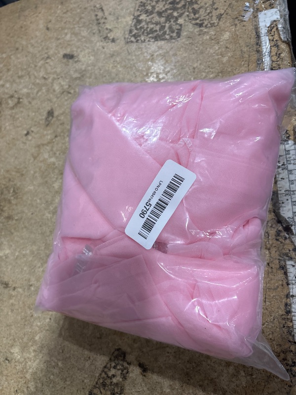 Photo 1 of 10ft x 10ft Pink Backdrop Curtain with Lights String for Parties, Sheer Tulle Wedding Photo Backdrops Drapes for Baby Shower Birthday Party Decorations Background for Photography