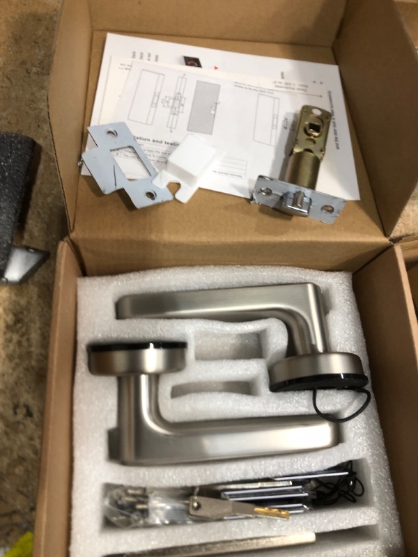 Photo 1 of [New] Smart Lock Fingerprint Door Lock TTLock Door Lock Silver Smart Door Lock Keyless Entry Door Lock with App Control,Fingerprint,Code,IC Card and Key Biometric Door Lock Smart Lock for Front Door