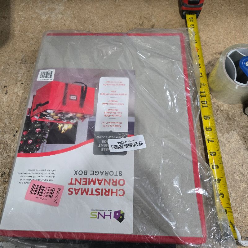 Photo 1 of * BAG NOT INCLUDED* 
Christmas Ornament Storage Container accessories: Adjustable Dividers, base inserts with cardboard bottoms.
NO BAG included just accessories for bag