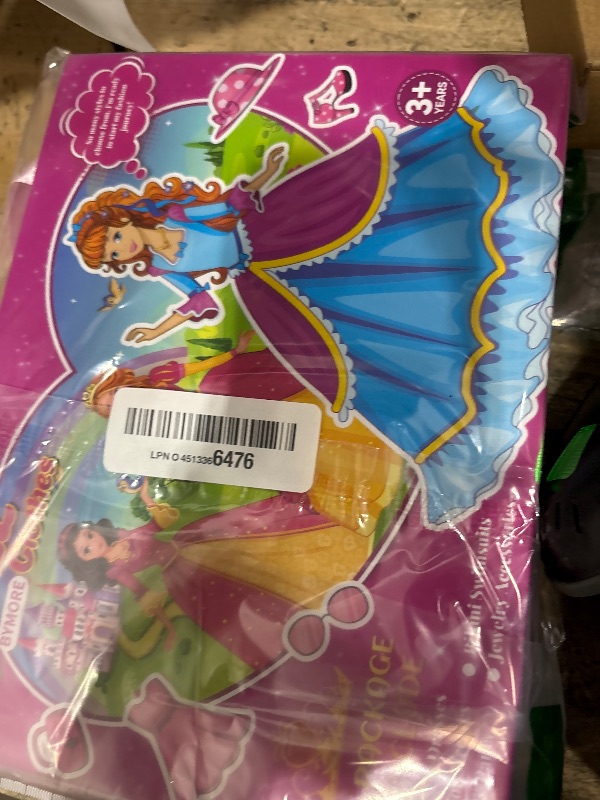 Photo 1 of ?195 Pcs Doll Clothes and Accessories Kit, Include Princess Gowns, Fashion Skirt, Slip Dresses, Tops, Pants, Bikini Swimsuits, Shoes, Crowns, Necklaces, Glasses, Hangers in Gift Box for 11"-12" Dolls