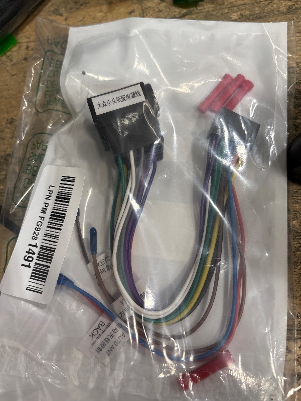 Photo 1 of 16Pin ISO Aftermarket Radio Harness Adapter for Volkswagen 2003-2015, 16Pin Android Car Stereo Wiring Harness with SWC Reverse for Jetta Passat CC Golf Touareg