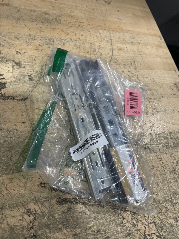 Photo 1 of 1 Pairs of 10 Inch Drawer Slides 3-Section Full Extension Ball Bearing Side Mount,100 LB Capacity (10 Inch, 1 Pair)